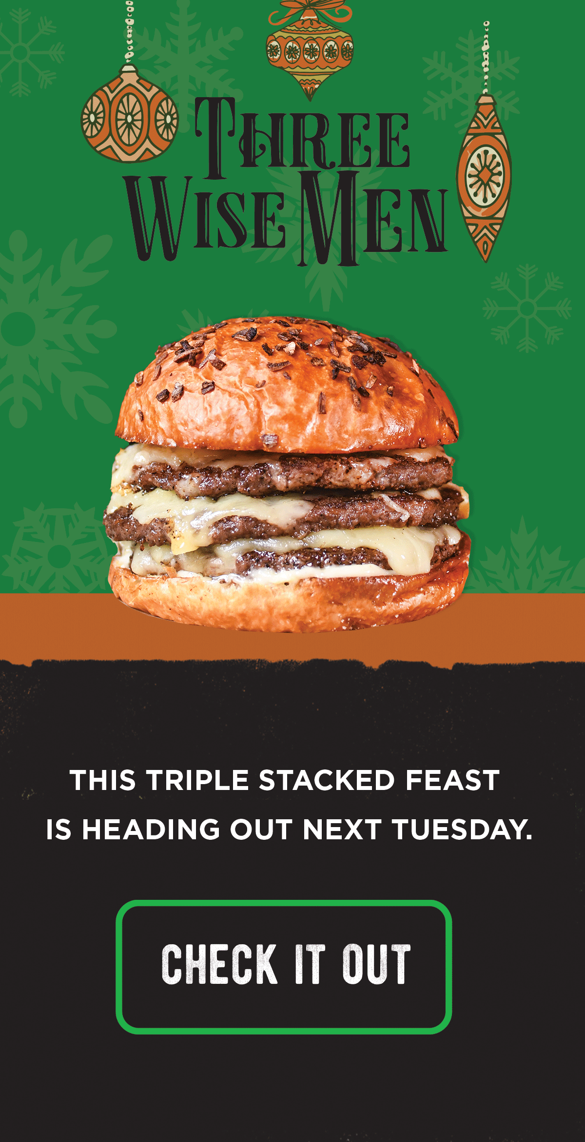 Burger of the Month Farewell to the Three Wise Men... Hopdoddy