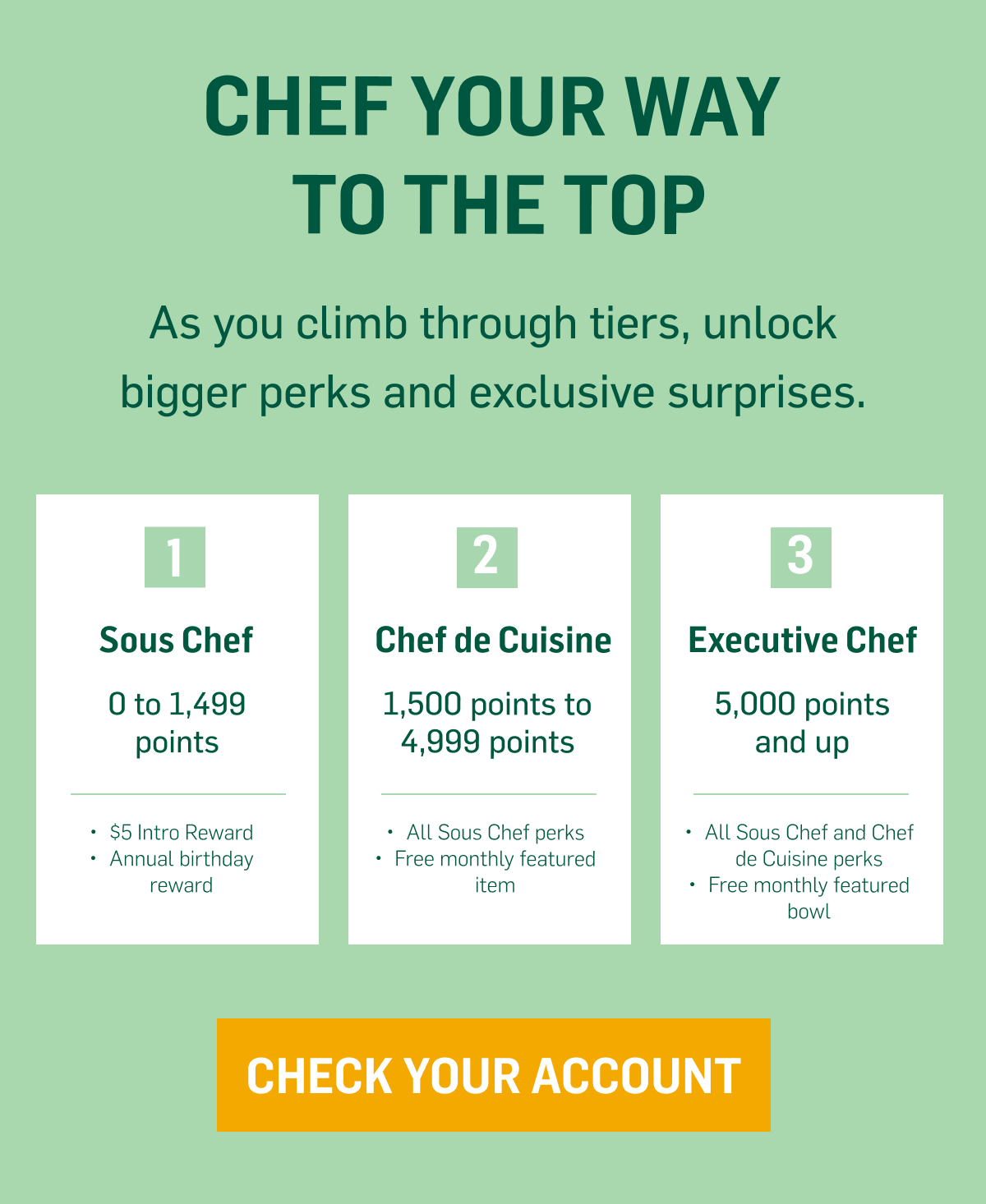 Unlock bigger perks and exclusive surprises