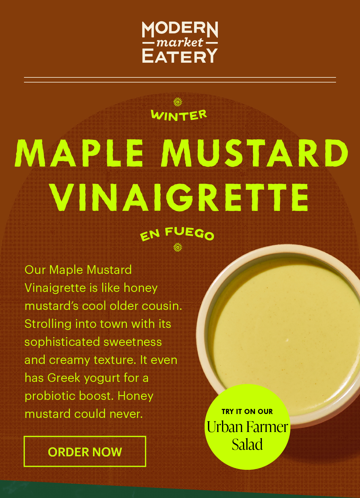 Move Over Honey Mustard... Modern Market Eatery